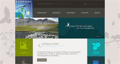 Desktop Screenshot of ecotope-flore-faune.com